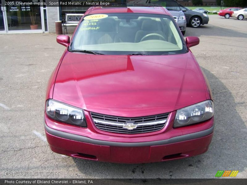 Sport Red Metallic / Neutral Beige 2005 Chevrolet Impala
