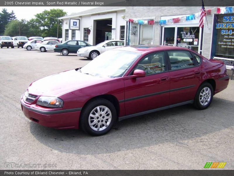 Sport Red Metallic / Neutral Beige 2005 Chevrolet Impala