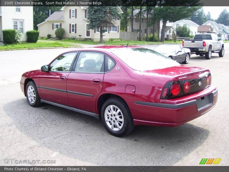 Sport Red Metallic / Neutral Beige 2005 Chevrolet Impala