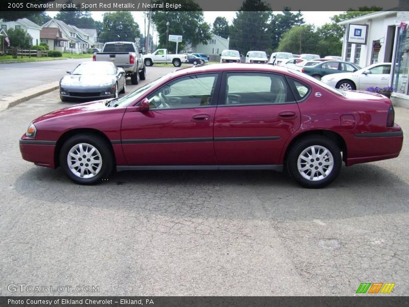 Sport Red Metallic / Neutral Beige 2005 Chevrolet Impala