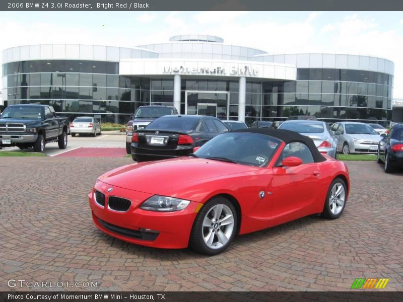 Bright Red / Black 2006 BMW Z4 3.0i Roadster