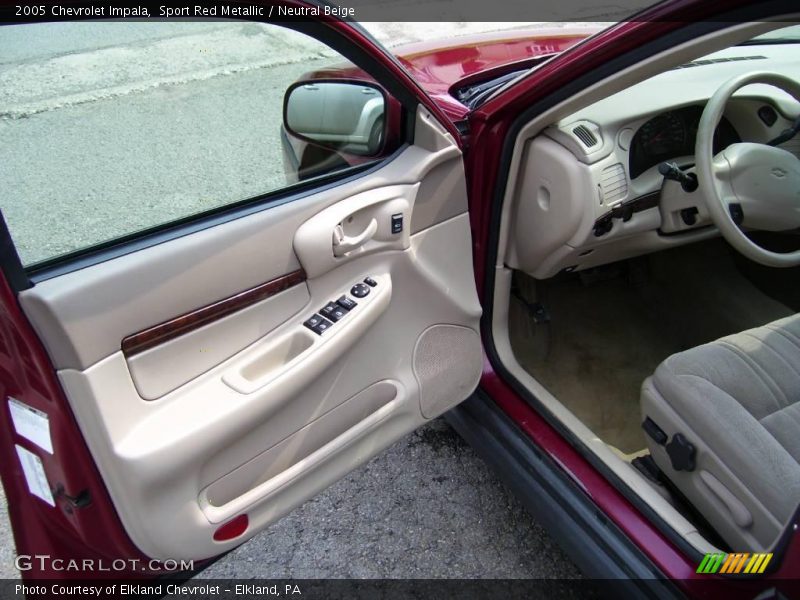 Sport Red Metallic / Neutral Beige 2005 Chevrolet Impala