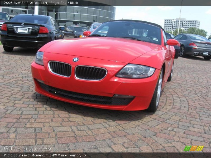 Bright Red / Black 2006 BMW Z4 3.0i Roadster