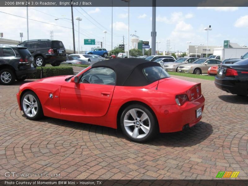 Bright Red / Black 2006 BMW Z4 3.0i Roadster