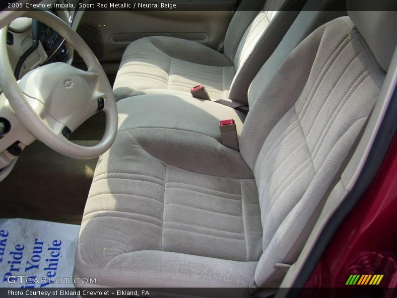 Sport Red Metallic / Neutral Beige 2005 Chevrolet Impala