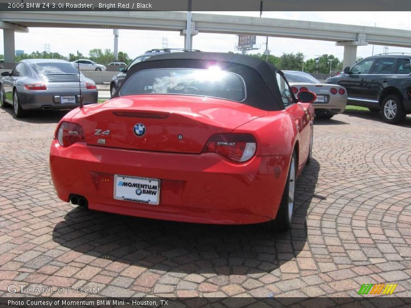 Bright Red / Black 2006 BMW Z4 3.0i Roadster