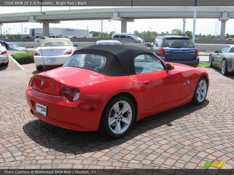 Bright Red / Black 2006 BMW Z4 3.0i Roadster