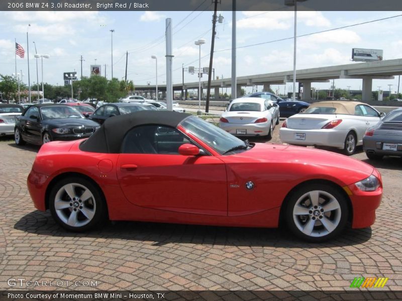 Bright Red / Black 2006 BMW Z4 3.0i Roadster