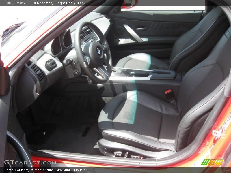 Bright Red / Black 2006 BMW Z4 3.0i Roadster