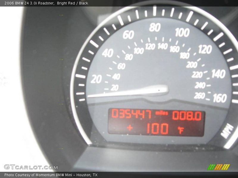 Bright Red / Black 2006 BMW Z4 3.0i Roadster