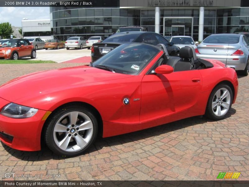 Bright Red / Black 2006 BMW Z4 3.0i Roadster