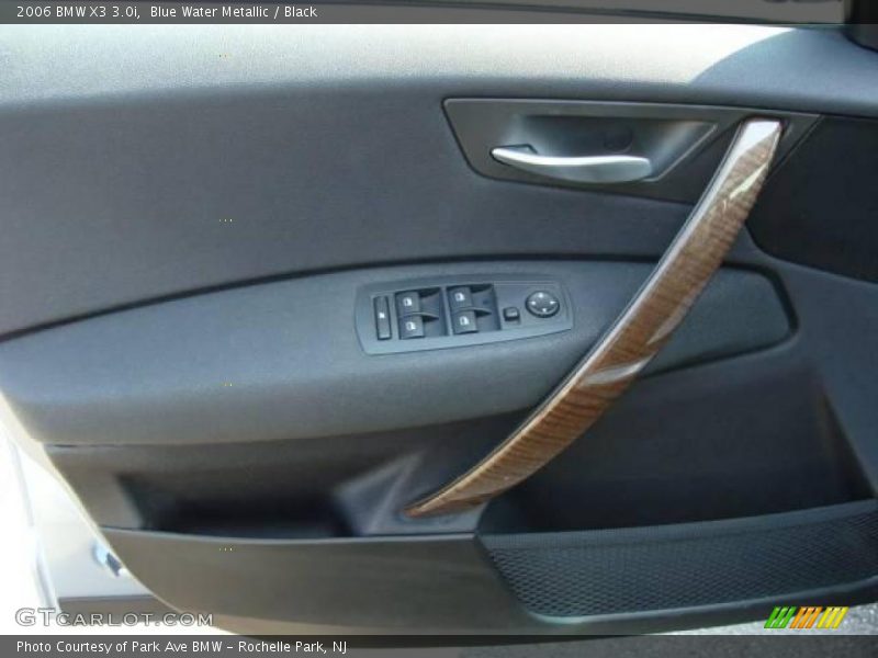 Blue Water Metallic / Black 2006 BMW X3 3.0i