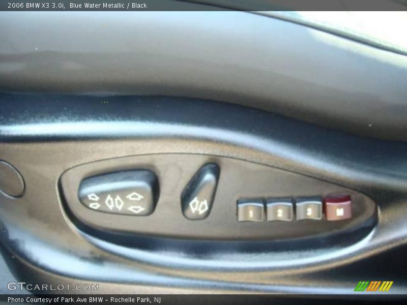 Blue Water Metallic / Black 2006 BMW X3 3.0i
