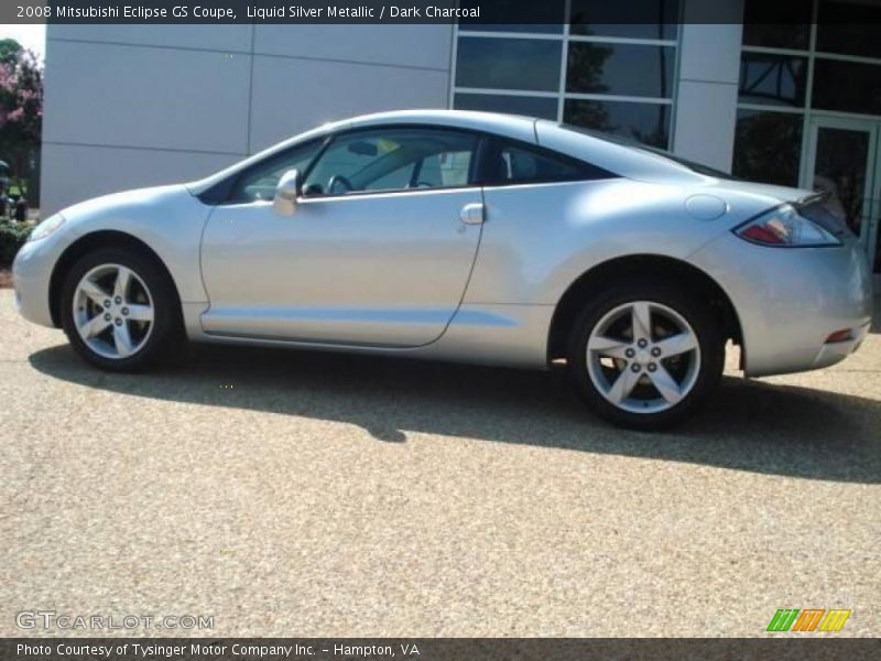 Liquid Silver Metallic / Dark Charcoal 2008 Mitsubishi Eclipse GS Coupe