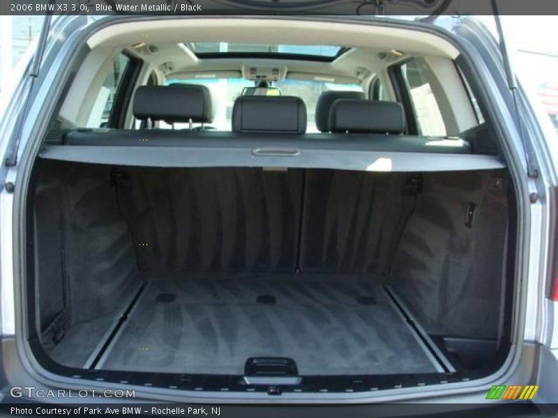 Blue Water Metallic / Black 2006 BMW X3 3.0i