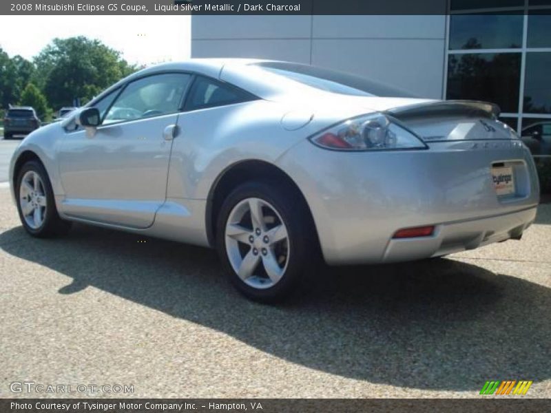 Liquid Silver Metallic / Dark Charcoal 2008 Mitsubishi Eclipse GS Coupe
