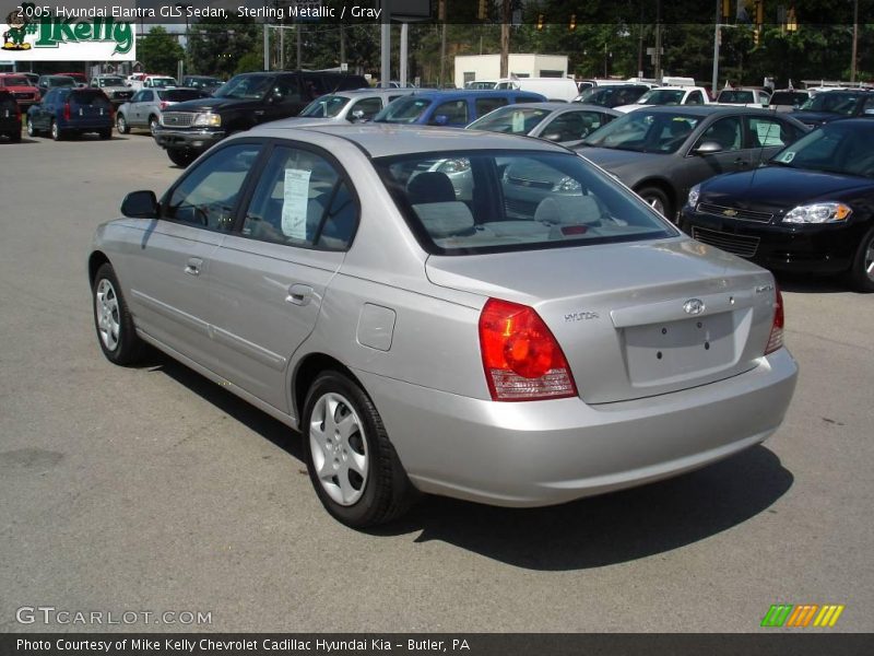 Sterling Metallic / Gray 2005 Hyundai Elantra GLS Sedan