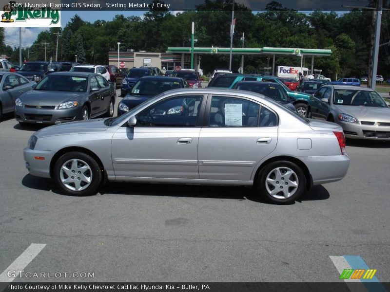 Sterling Metallic / Gray 2005 Hyundai Elantra GLS Sedan