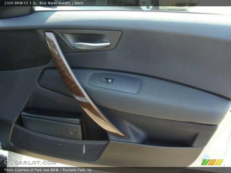 Blue Water Metallic / Black 2006 BMW X3 3.0i