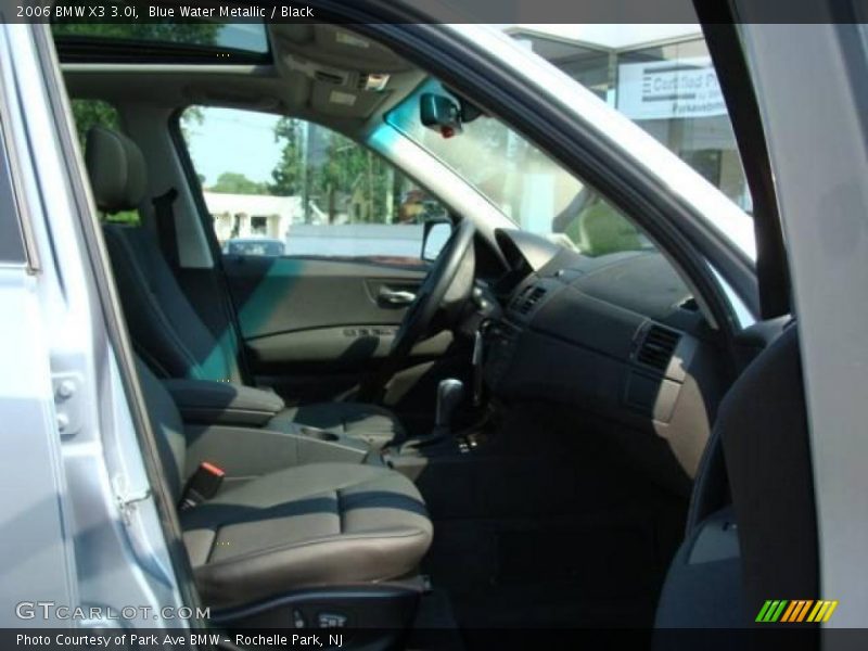 Blue Water Metallic / Black 2006 BMW X3 3.0i