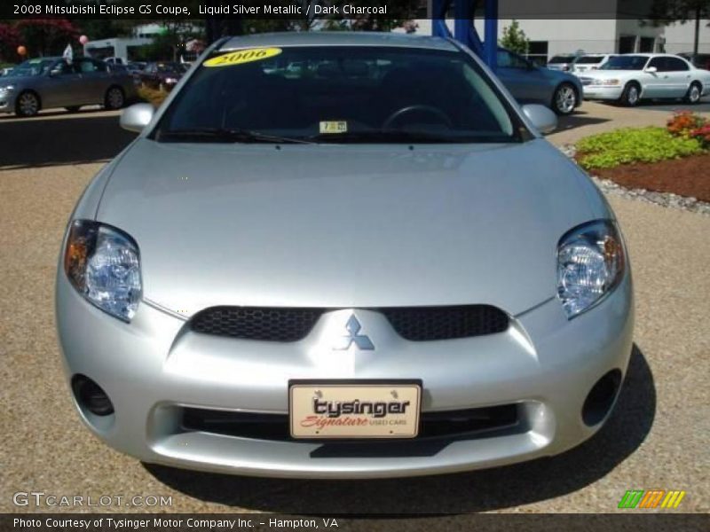 Liquid Silver Metallic / Dark Charcoal 2008 Mitsubishi Eclipse GS Coupe