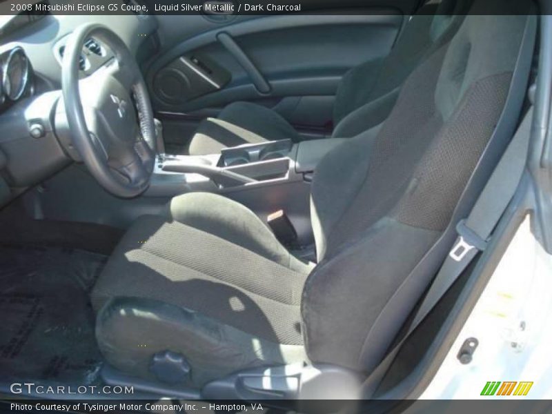 Liquid Silver Metallic / Dark Charcoal 2008 Mitsubishi Eclipse GS Coupe