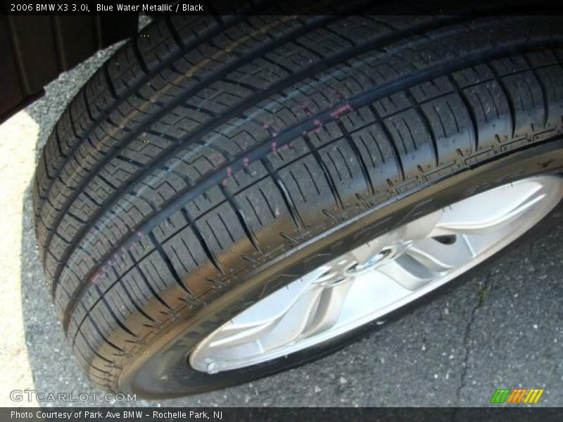 Blue Water Metallic / Black 2006 BMW X3 3.0i