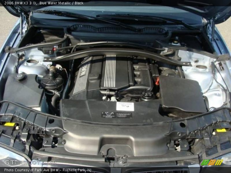 Blue Water Metallic / Black 2006 BMW X3 3.0i