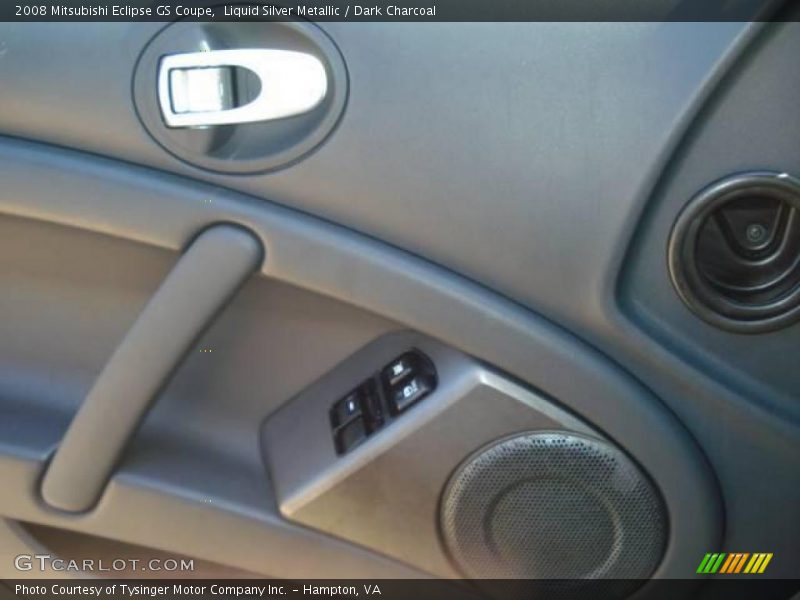 Liquid Silver Metallic / Dark Charcoal 2008 Mitsubishi Eclipse GS Coupe