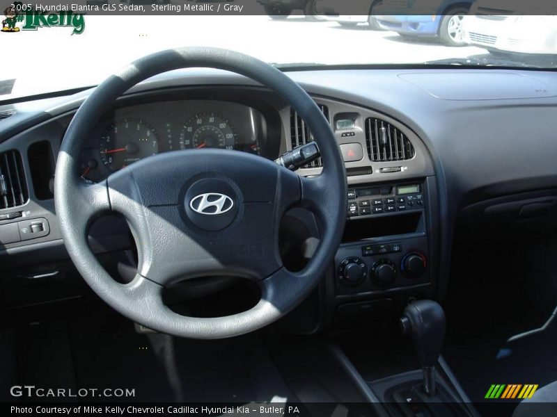 Sterling Metallic / Gray 2005 Hyundai Elantra GLS Sedan