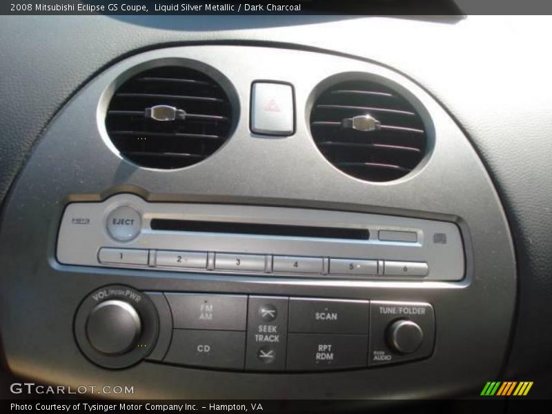 Liquid Silver Metallic / Dark Charcoal 2008 Mitsubishi Eclipse GS Coupe