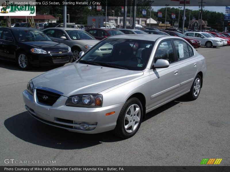 Sterling Metallic / Gray 2005 Hyundai Elantra GLS Sedan
