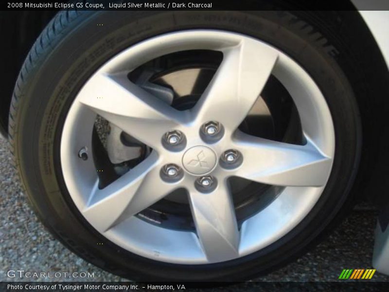 Liquid Silver Metallic / Dark Charcoal 2008 Mitsubishi Eclipse GS Coupe