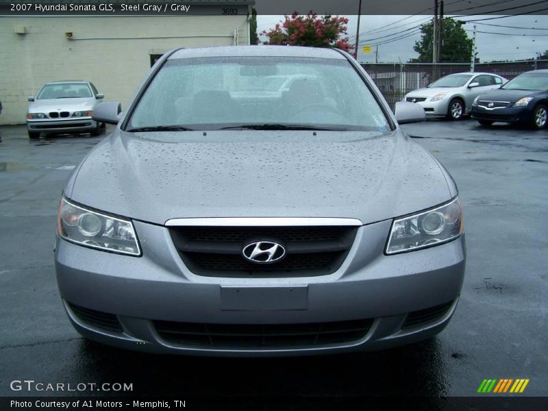 Steel Gray / Gray 2007 Hyundai Sonata GLS