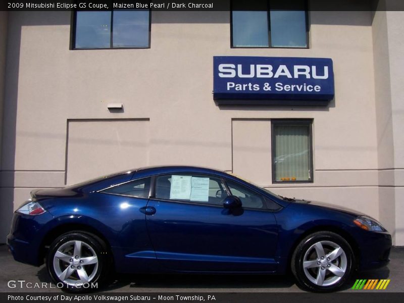 Maizen Blue Pearl / Dark Charcoal 2009 Mitsubishi Eclipse GS Coupe