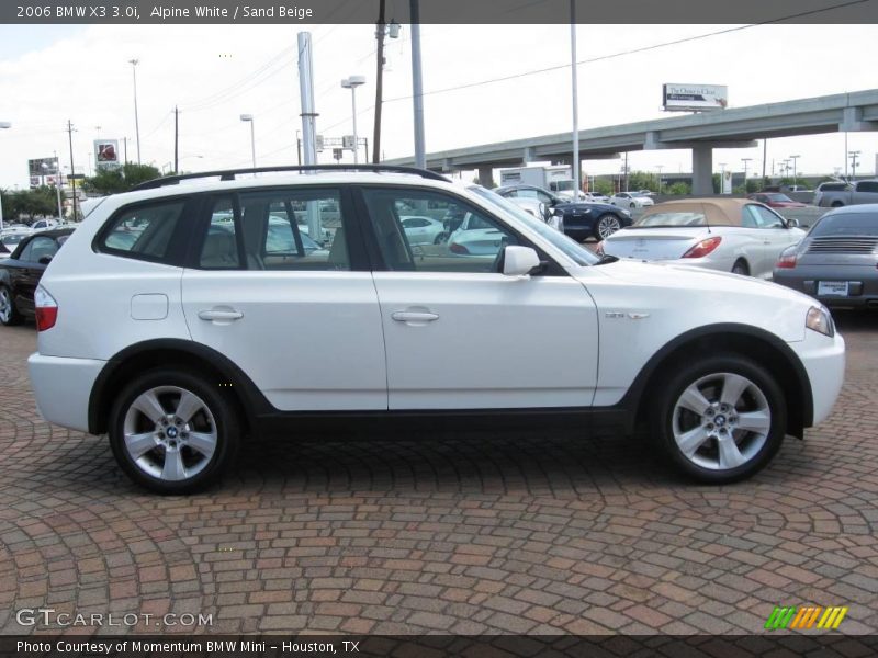 Alpine White / Sand Beige 2006 BMW X3 3.0i