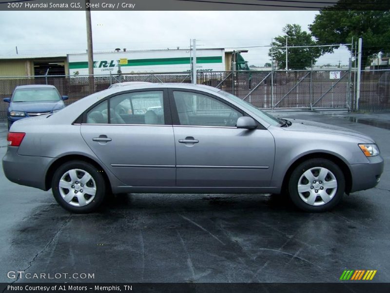 Steel Gray / Gray 2007 Hyundai Sonata GLS