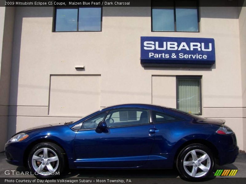 Maizen Blue Pearl / Dark Charcoal 2009 Mitsubishi Eclipse GS Coupe