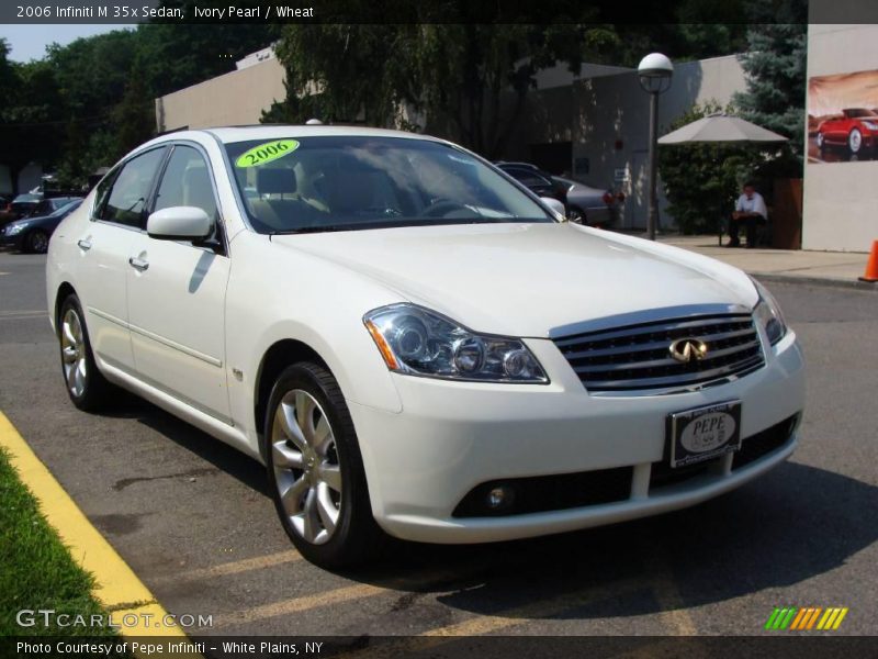 Ivory Pearl / Wheat 2006 Infiniti M 35x Sedan