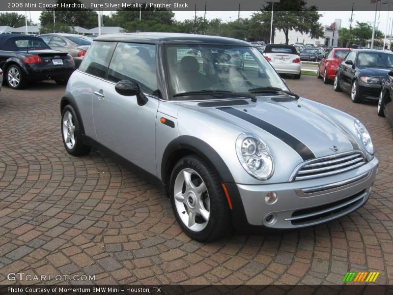 Pure Silver Metallic / Panther Black 2006 Mini Cooper Hardtop