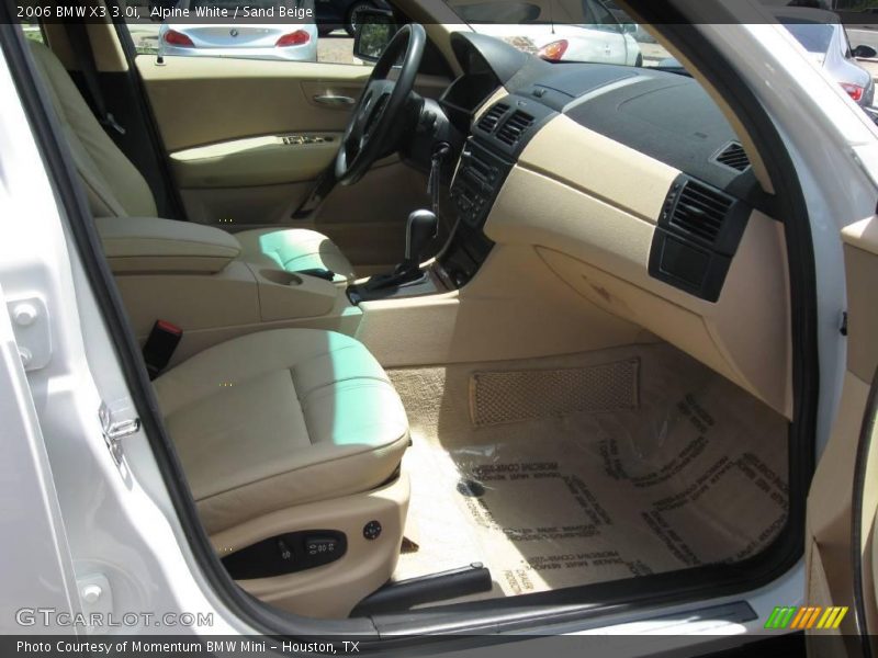 Alpine White / Sand Beige 2006 BMW X3 3.0i