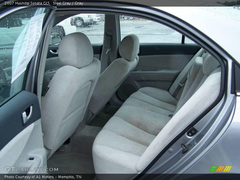 Steel Gray / Gray 2007 Hyundai Sonata GLS