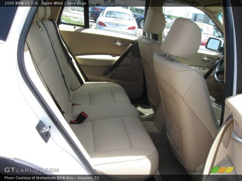 Alpine White / Sand Beige 2006 BMW X3 3.0i