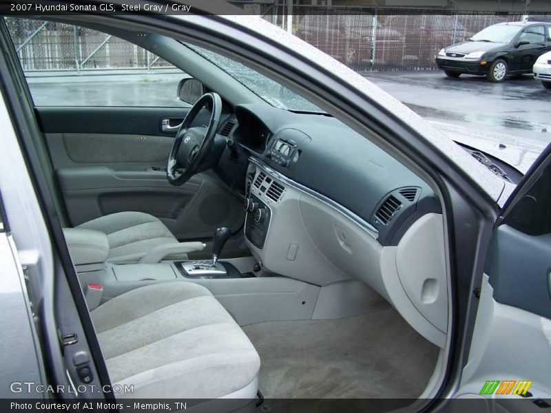 Steel Gray / Gray 2007 Hyundai Sonata GLS
