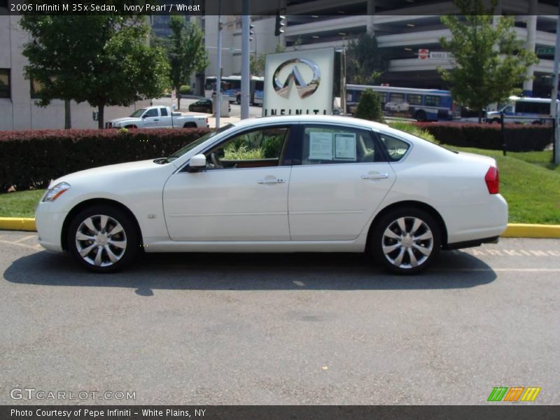 Ivory Pearl / Wheat 2006 Infiniti M 35x Sedan