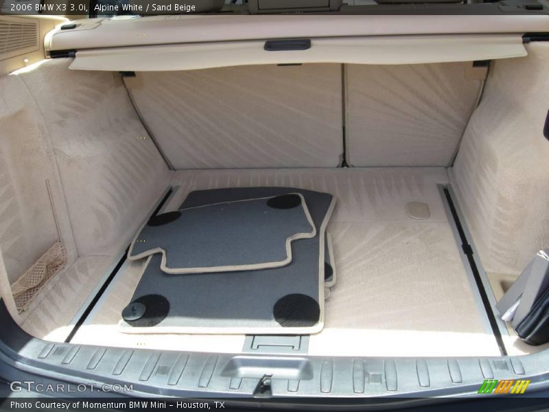 Alpine White / Sand Beige 2006 BMW X3 3.0i