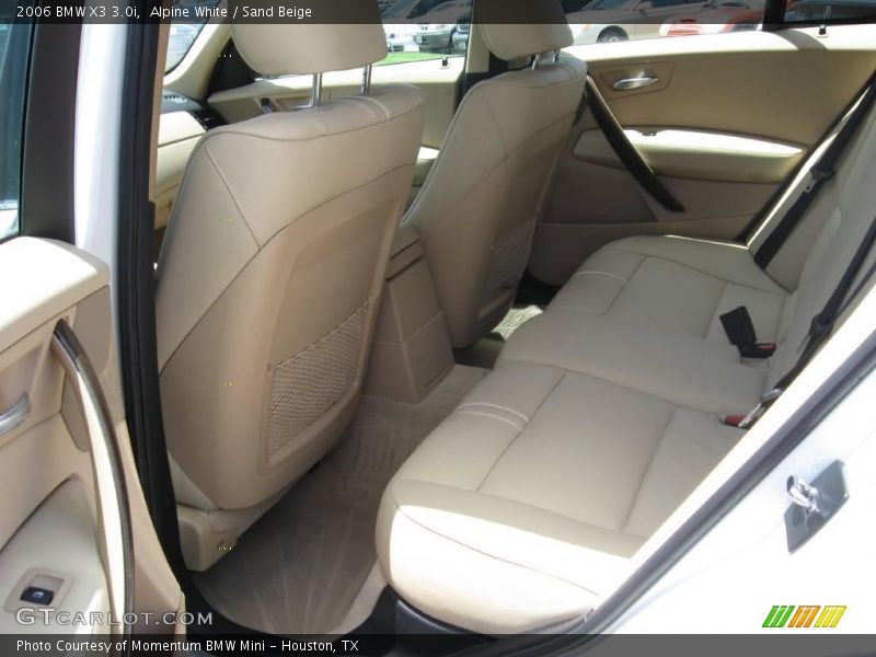 Alpine White / Sand Beige 2006 BMW X3 3.0i