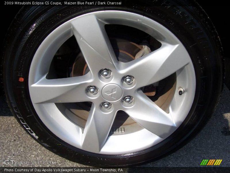 Maizen Blue Pearl / Dark Charcoal 2009 Mitsubishi Eclipse GS Coupe