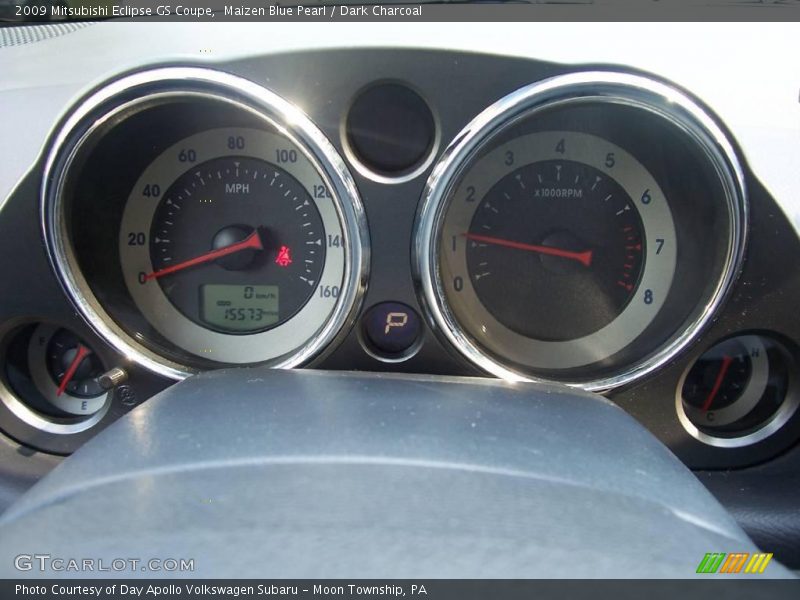 Maizen Blue Pearl / Dark Charcoal 2009 Mitsubishi Eclipse GS Coupe