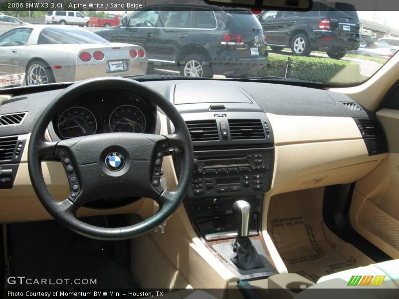 Alpine White / Sand Beige 2006 BMW X3 3.0i